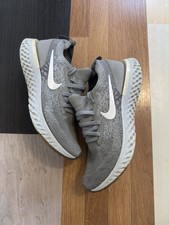 Nike Epic React FlyKnit Grey White UK 6 - Very Good Condition