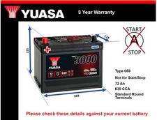 Battery fits NISSAN 200SX TERRANO 370Z 240Z 280ZX STAGEA PICKUP D22 069