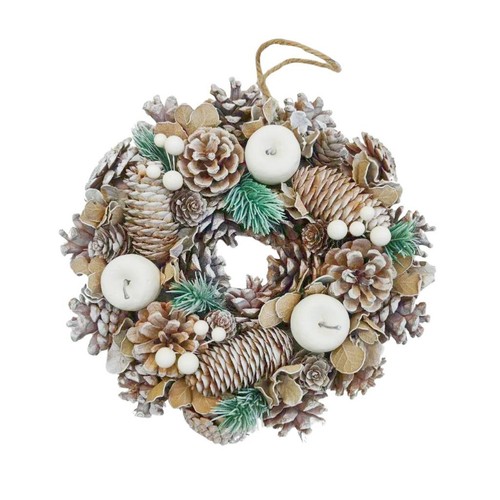 25cm christmas pinecone - christmas, wreath