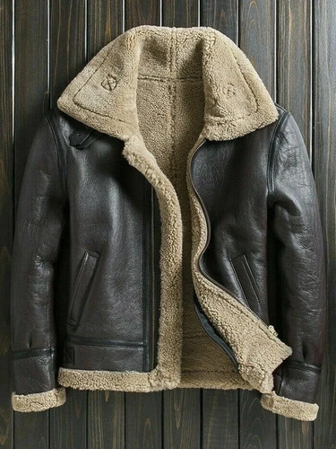 Men real sheep - men's, leather