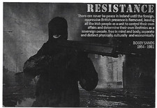 Irish Resistance - BOBBY SANDS:- "There can never be peace in Ireland until...."