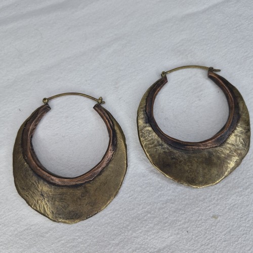 Vtg handmade trible brass - trible,