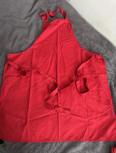 Red apron cleaners - 3x,