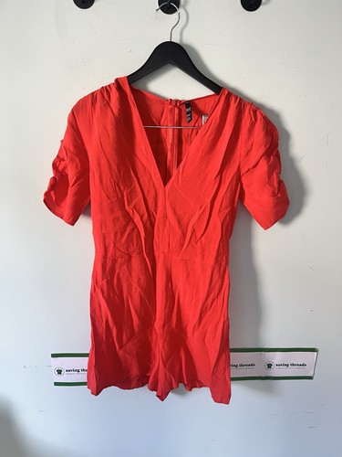 Zara trf funky red playsuit - trf,