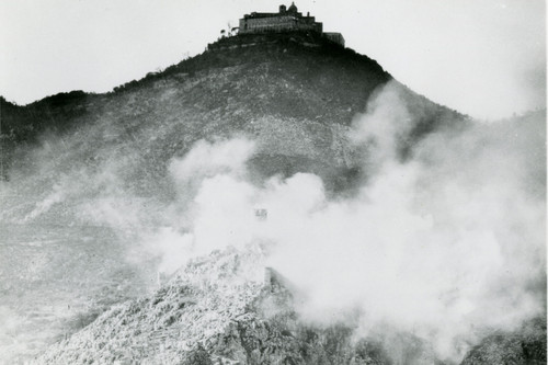 Artillery bombardment during