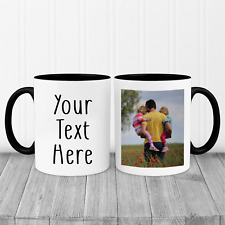 Personalised Photo Text Mug