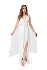 UK Seller Ladies Greek Goddess Fancy Dress Costume Roman Toga Grecian Outfit