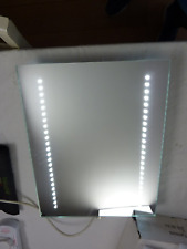 39x50cm Tannon LED Illuminated Bathroom Mirror Demister Pad Motion Sensor READ