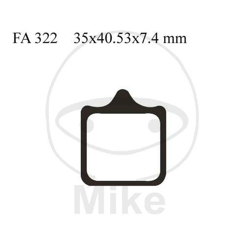 Pairs brake pads ebc - pads,