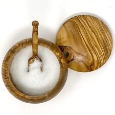 Olive Wood Salt Cellar with