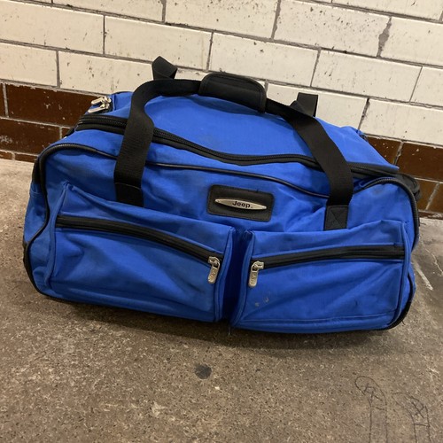 Vintage jeep blue - blue, duffel