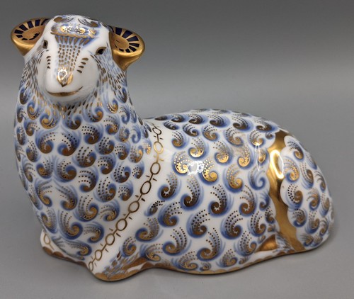 Royal crown derby paperweight - crown,