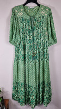 Zara Long Maxi Green Boho