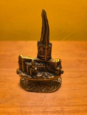 Vintage Brass Church Candle