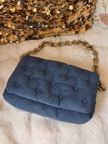 Zara blue denim - , quilted