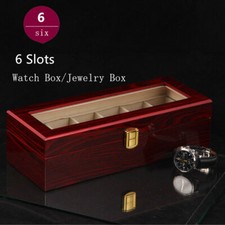 6 Grid Luxury Wooden Watch
