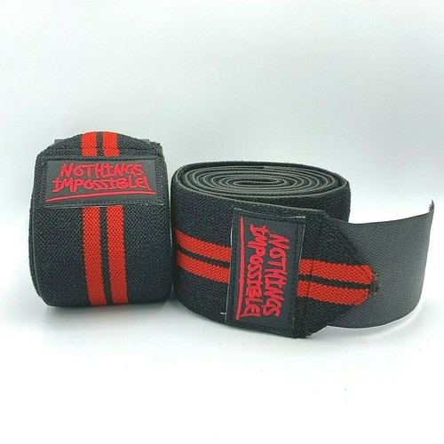 Powerlifting elbow wraps pair - powerlifting,