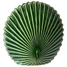 New Gorgeous Ribbed Ceramic Shell Vase