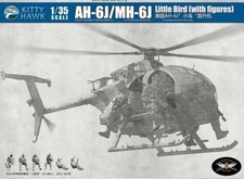 Kitty Hawk 1/35 AH-6J/MH-6J Little Bird (with figures) Model Kit