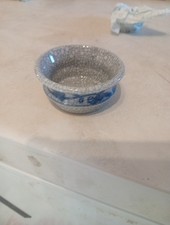 Small Ceramic Plant Pot Dark Grey Blue