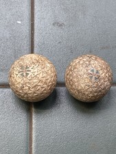 Antique Golf Balls X2 Rare