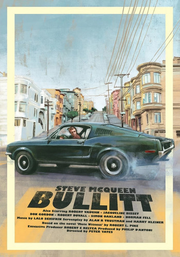 Bullitt 1968 steve mcqueen - steve,