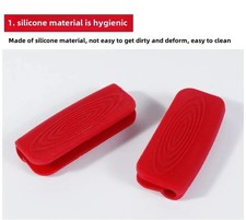 2Pcs Silicone Pot Handle Cover