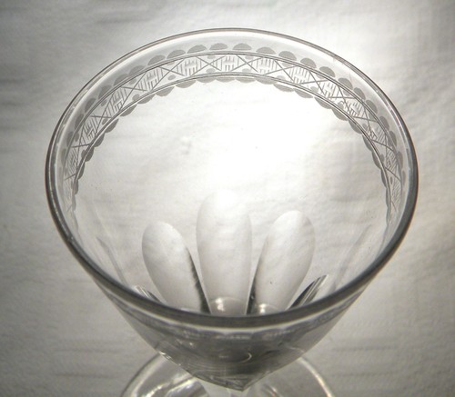 Victorian glass engraved - victorian,