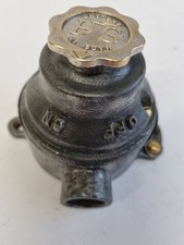 Refurbished SA Vintage Industrial Factory Rotary Light Switch 1 Gang 1 Way