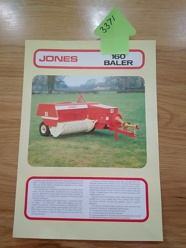 Jones balers 160 sales - balers,
