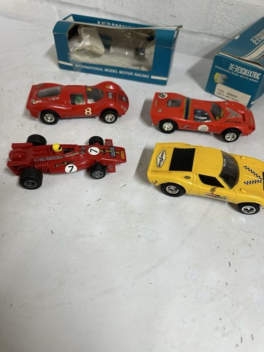 Vintage scalextric cars - scalextric, x4