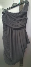 Lipsy Grey One Shoulder Mini