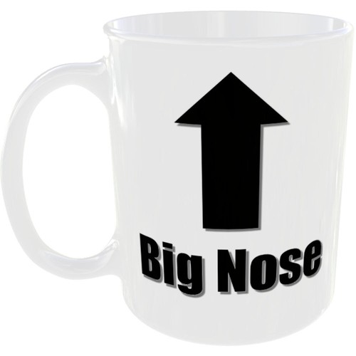 Big nose mug - mug, funny