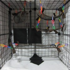 11 Pc Brown Mesh Sugar Glider