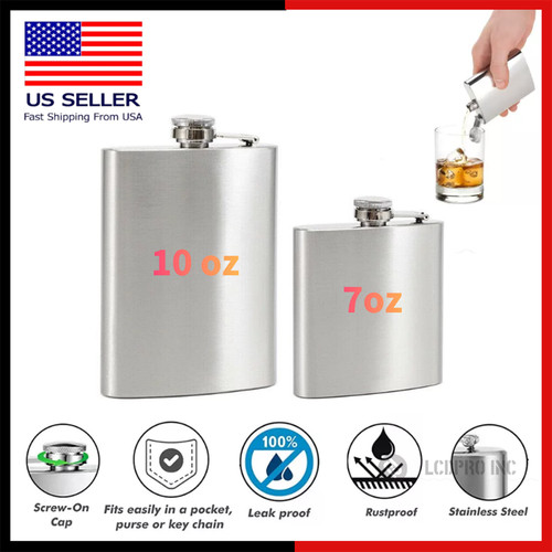 Stainless steel liquor pocket - stainless,