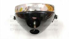 HEADLIGHT BLACK 8" INCH MILLER