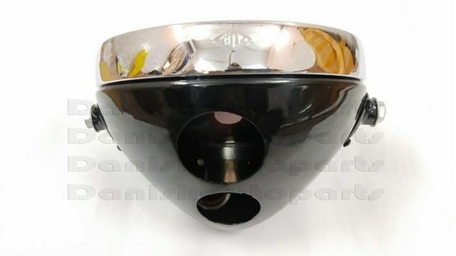 Headlight black inch miller - headlight, 8"