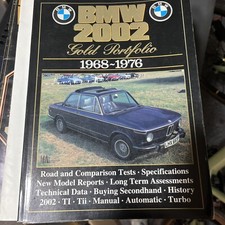 BMW 2002 1968-1976 Brooklands Gold Portfolio Roadtest Book Ti Tii Turbo Alpina
