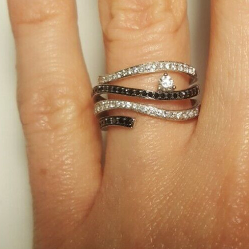 White gold black and - black,