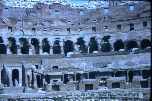 35mm slide 1971 rome colosseum - slide,