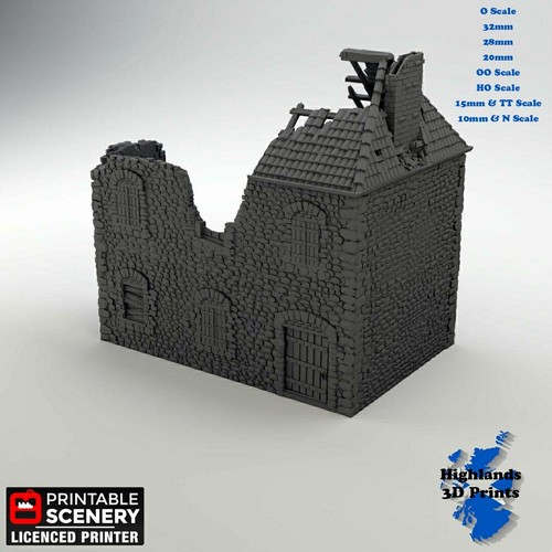 French farm house - french, ruins