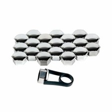 Wheel Nut Covers 17mm Chrome