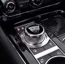Jaguar Gear Knob Selector Black Sticker Emblem  Fits XF XJ XK F-Type F-Pace