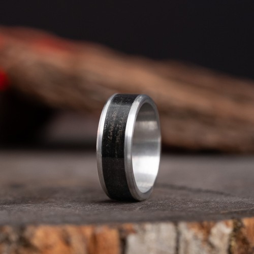 Men black wood - men's, tungsten