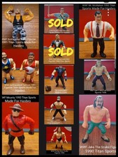 WWF WWE Job Lot x 10 Wrestling Figures Titan Sports Hasbro 1990s