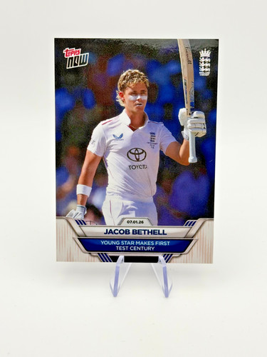Topps now cricket 2026 jacob - topps,
