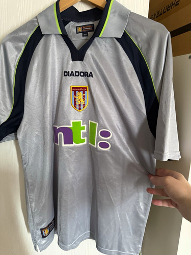 Aston villa diadora away shirt - aston,
