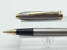 Cross Townsend Gunmetal Grey Rollerball Pen, GT, Needs Ink   *Near MINT*