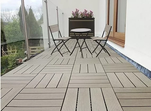 Wpc interlocking decking - interlocking, tiles