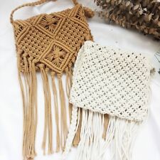 Women Lady Crochet Crossbody